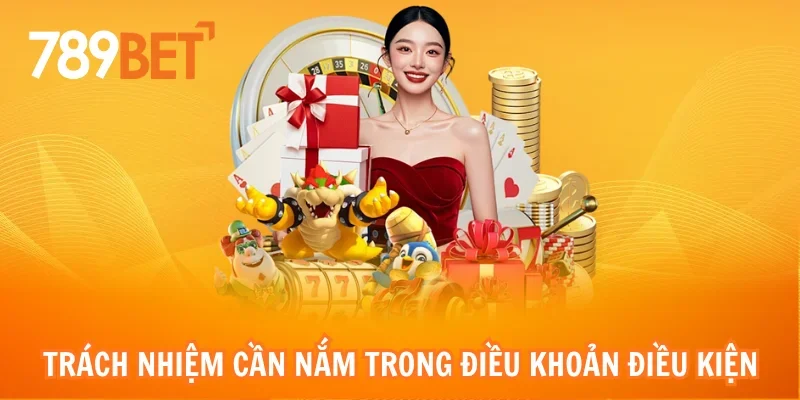 Trách nhiệm cần nắm trong điều khoản điều kiện của 789bet